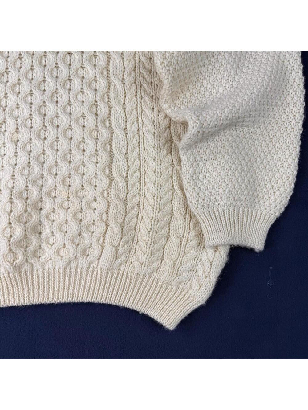 Highland Vinatge Home Industries Pure scotaland wool sweater Women XL Made in UK - Picture 9 of 9